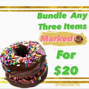 Bundle 3 for $20 Marked 🍩!